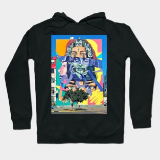 Women Faces Street Art, Casablanca Morocco Hoodie